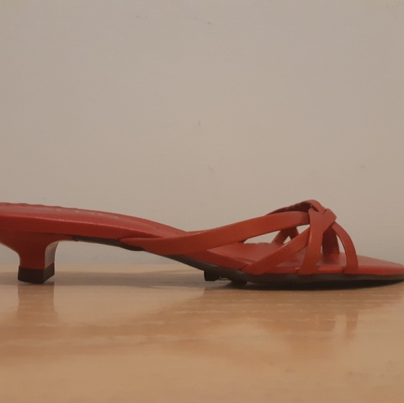 ALDO • US 4 • NWT Red Leather Sandals - Picture 3 of 4